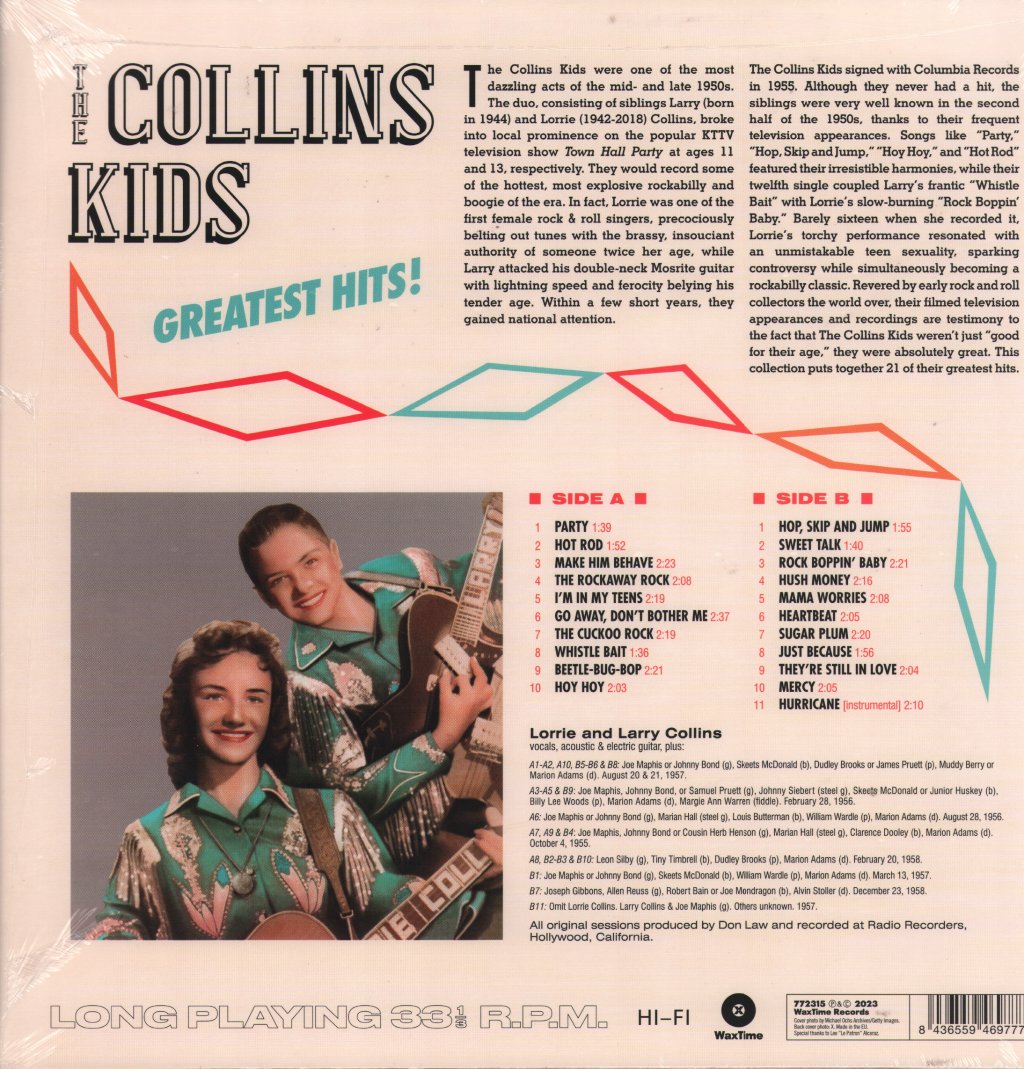 Collins Kids - Greatest Hits - Lp