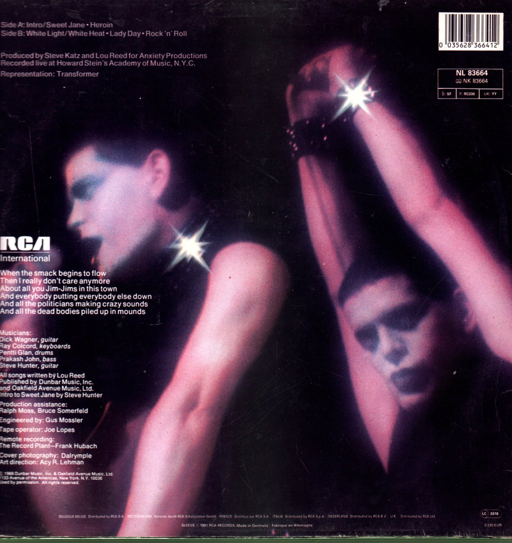Lou Reed - Rock N Roll Animal - Lp