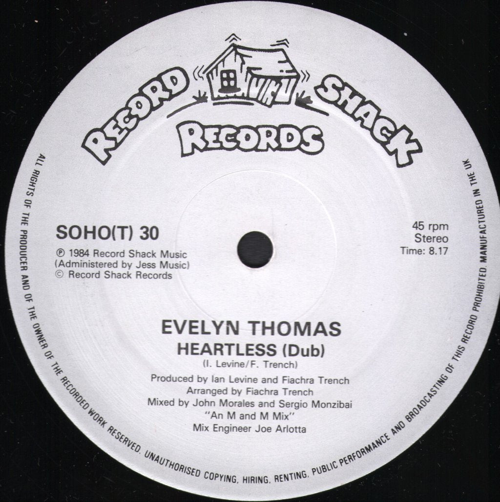 Evelyn Thomas - Heartless - 12 Inch