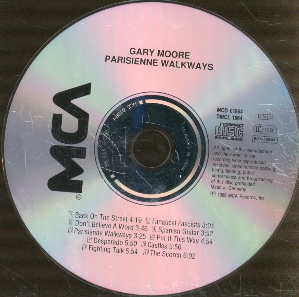 Gary Moore - Parisienne Walkways - Cd