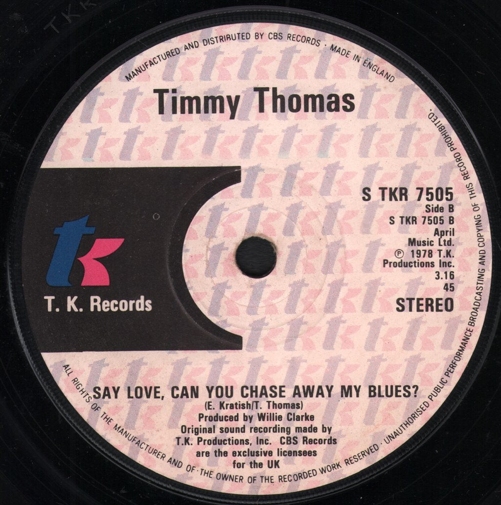 Timmy Thomas - Freak In Freak Out - 7 Inch