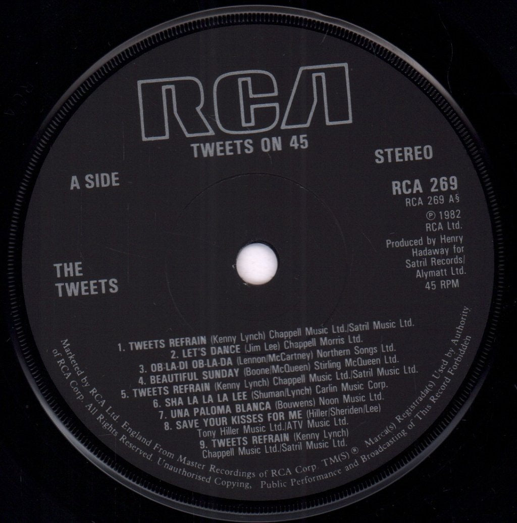 Tweets - Tweets On 45 - 7 Inch