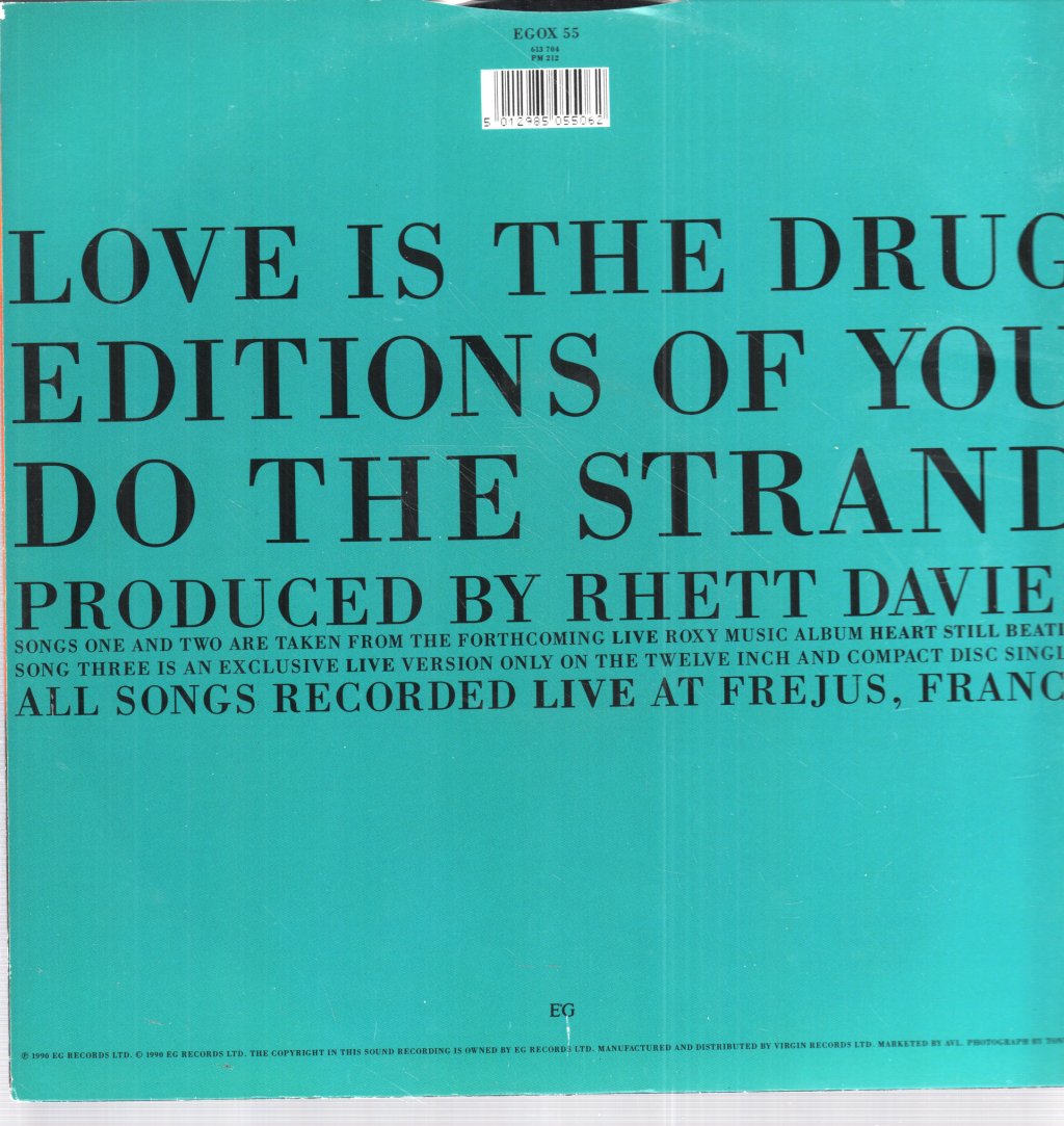 Roxy Music - Love Is The Drug - 12 Inch