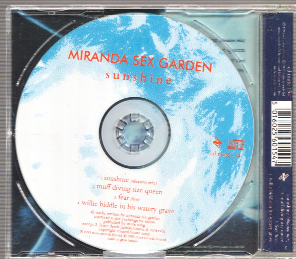 Miranda Sex Garden - Sunshine - Cd