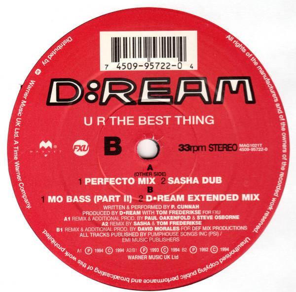 D:Ream - U R The Best Thing - 12 Inch