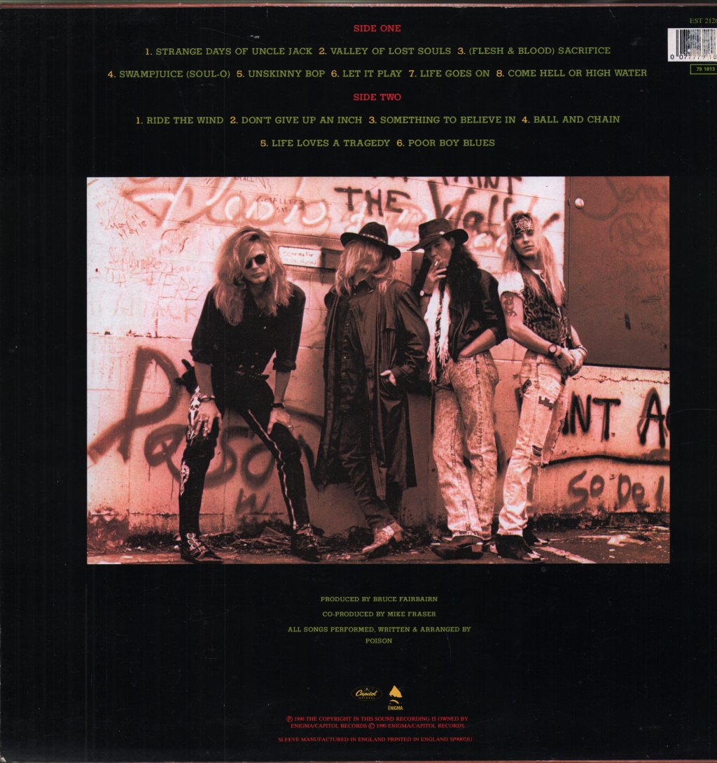 Poison - Flesh & Blood - Lp