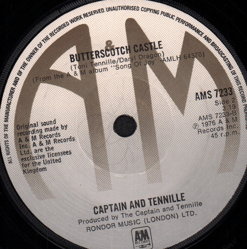 Captain And Tennille - Shop Around - 7 Inch