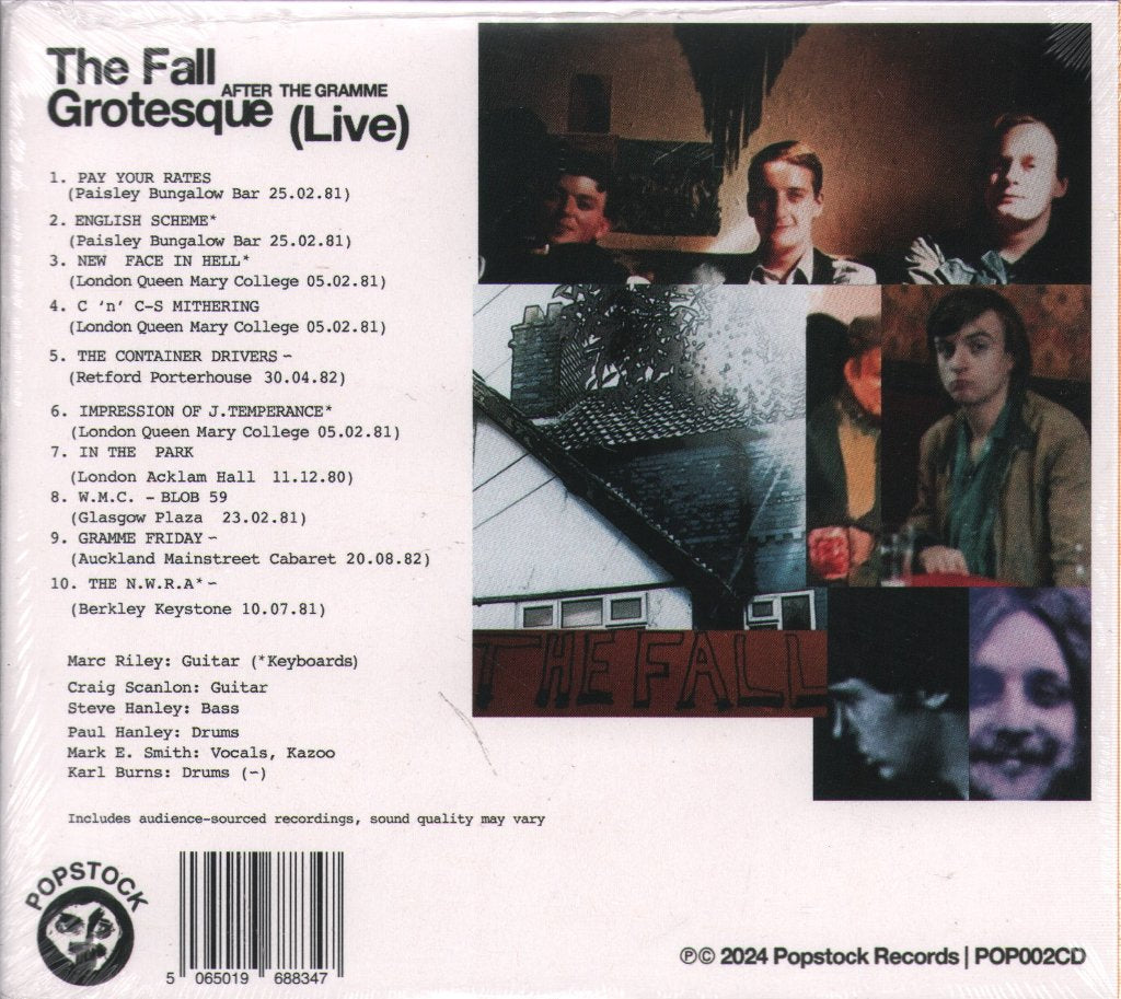 Fall - Grotesque 'After the Gramme' (Live) - Cd