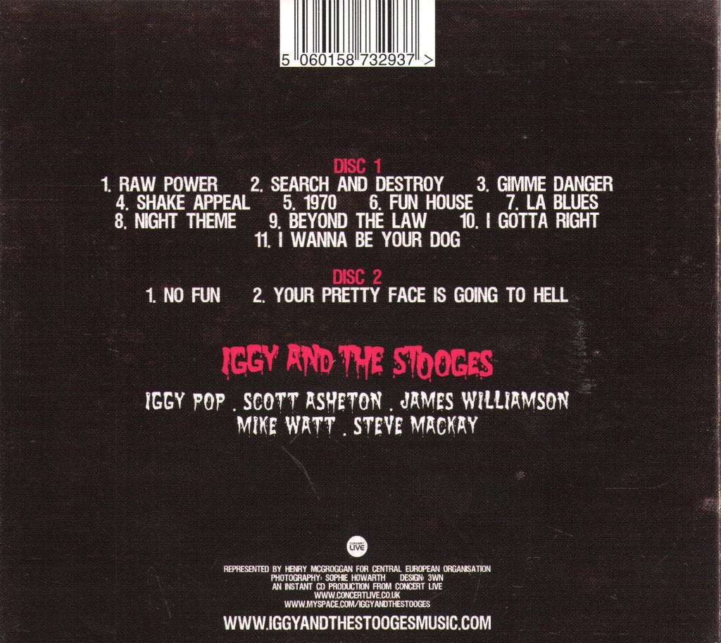 Iggy & The Stooges - Sadistic Summer Live 2011 - Double Cd