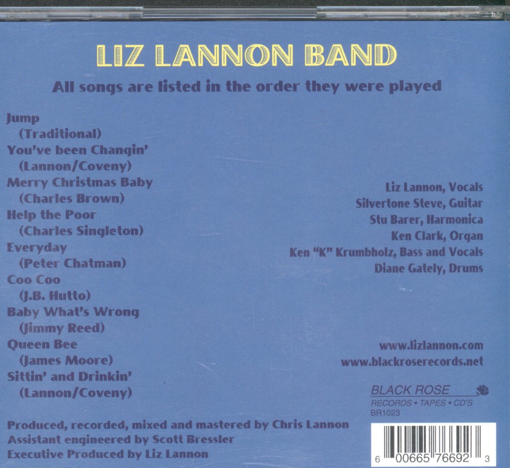 Liz Lannon Band - Live at the Bluetrain - Cd