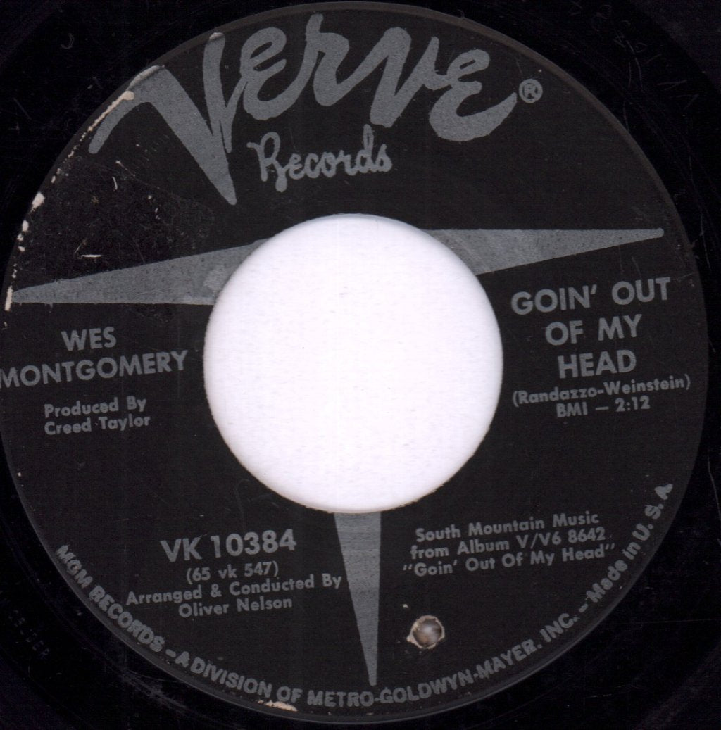 Wes Montgomery - Goin' Out Of My Head - 7 Inch