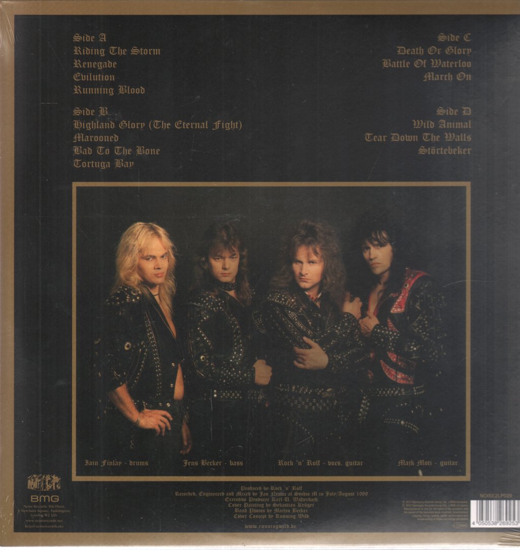 Running Wild - Death Or Glory - Double Lp