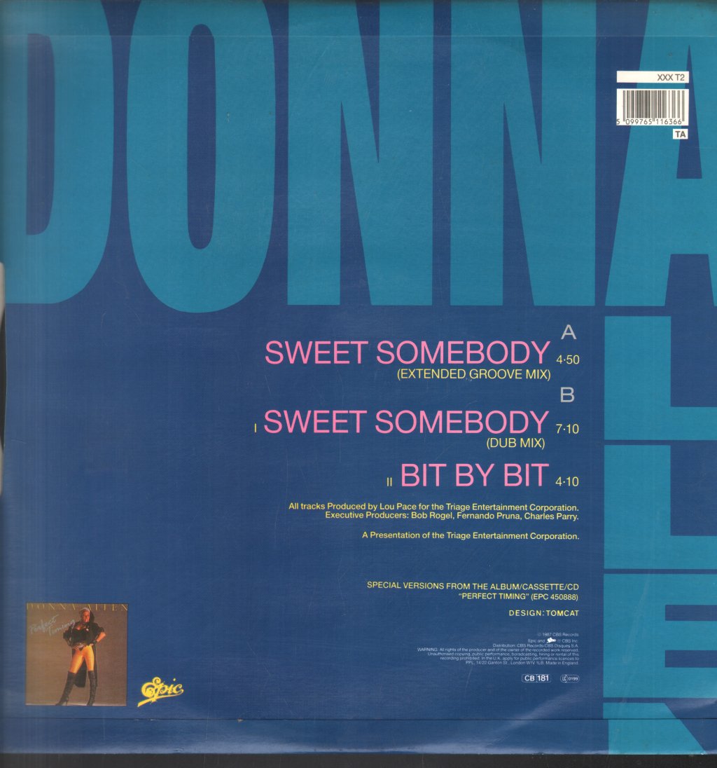 Donna Allen - Sweet Somebody - 12 Inch