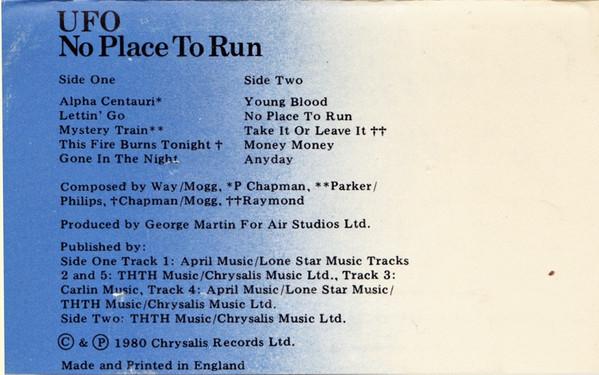 UFO - No Place To Run - Cassette