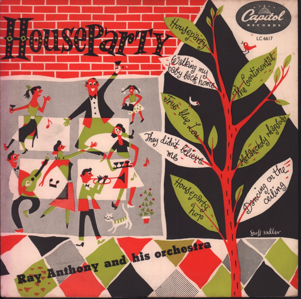 Ray Anthony and His Orchestra - Houseparty - 10 Inch