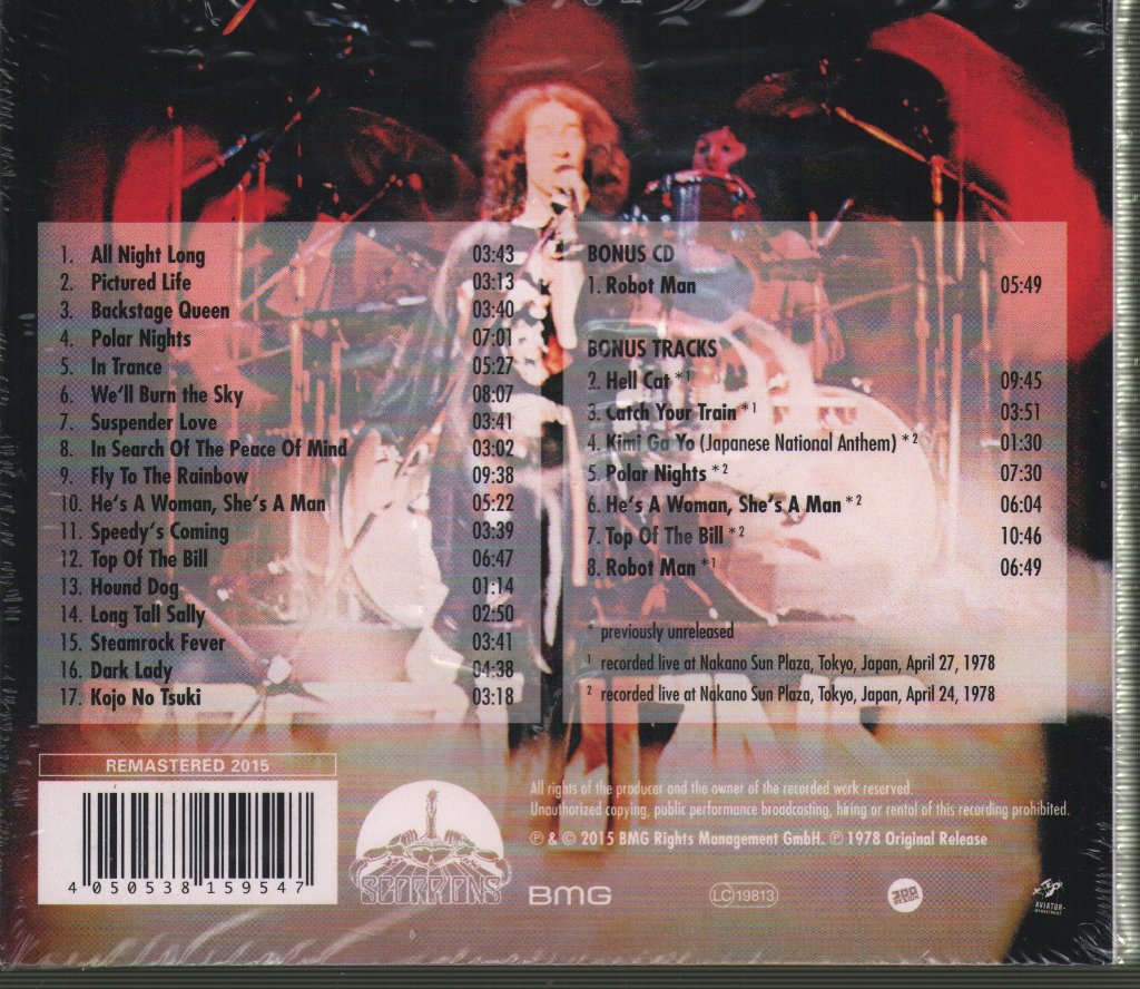 Scorpions - Tokyo Tapes - Double Cd