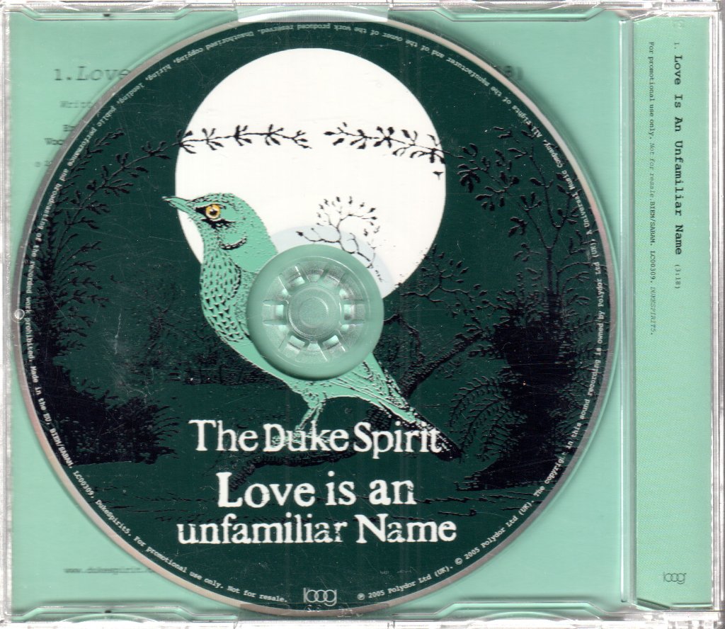 Duke Spirit - Love Is An Unfamiliar Name - Cd