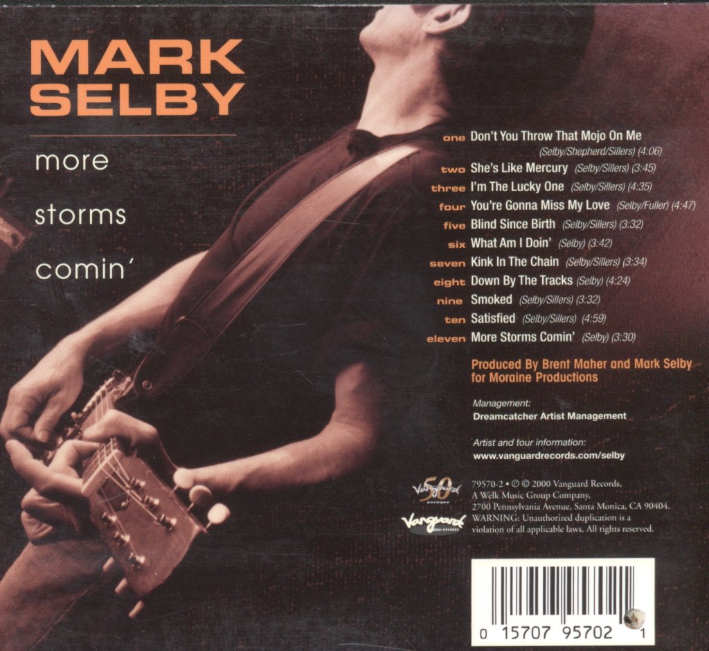 Mark Selby - More Storms Comin' - Cd
