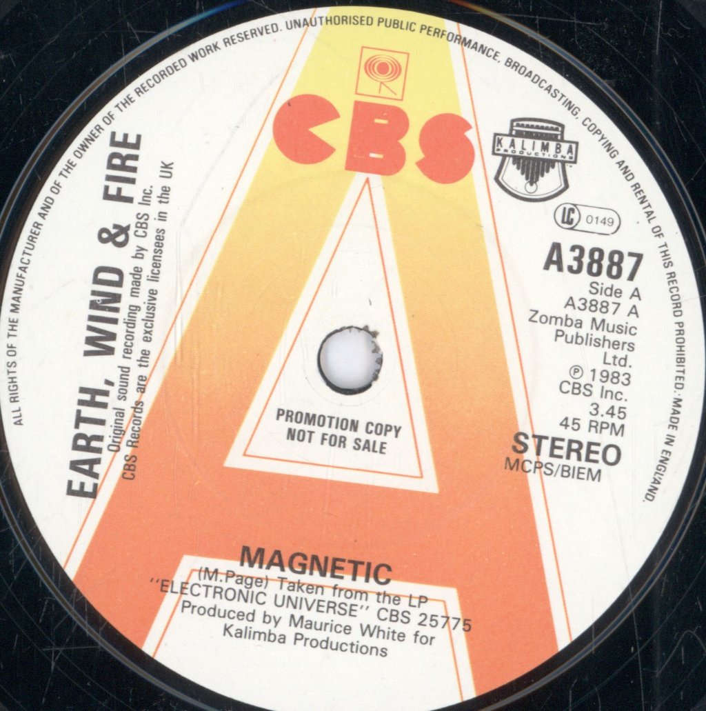 Earth Wind And Fire - Magnetic - 7 Inch