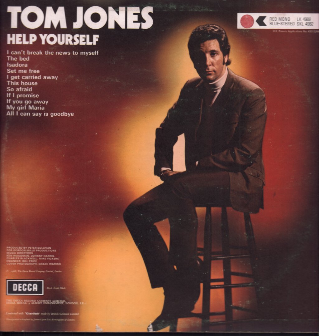 Tom Jones - Help Yourself - Lp