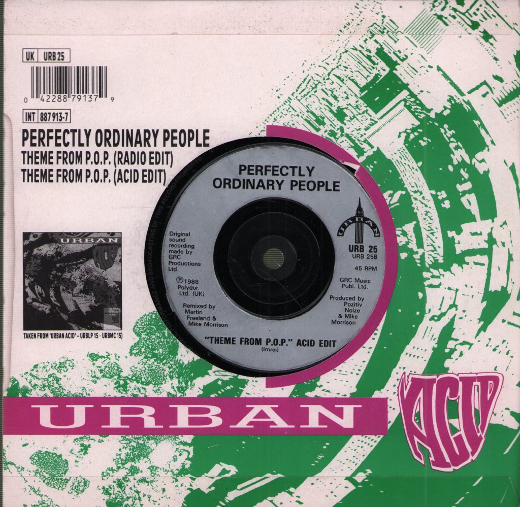 Perfectly Ordinary People - Theme From P.O.P. - 7 Inch