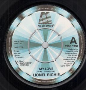 Lionel Richie - My Love - 7 Inch
