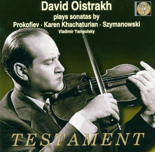 David Oistrach, Vladimir Yampolsky, Sergei Prokofiev, Karen Khachaturian, Karol Szymanowski - David Oistrach Plays Sonatas - Cd