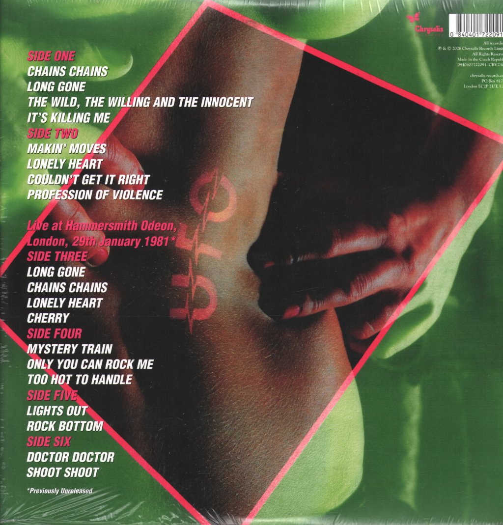 UFO - Wild, The Willing And The Innocent - Triple Lp
