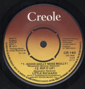 Little Richard - Good Golly Miss Molly - 7 Inch