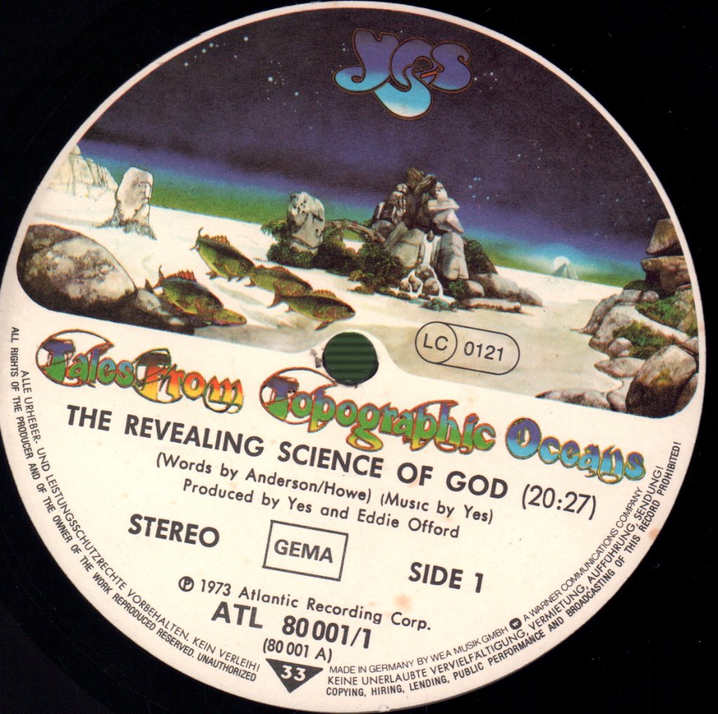 Yes - Tales From Topographic Oceans - Double Lp