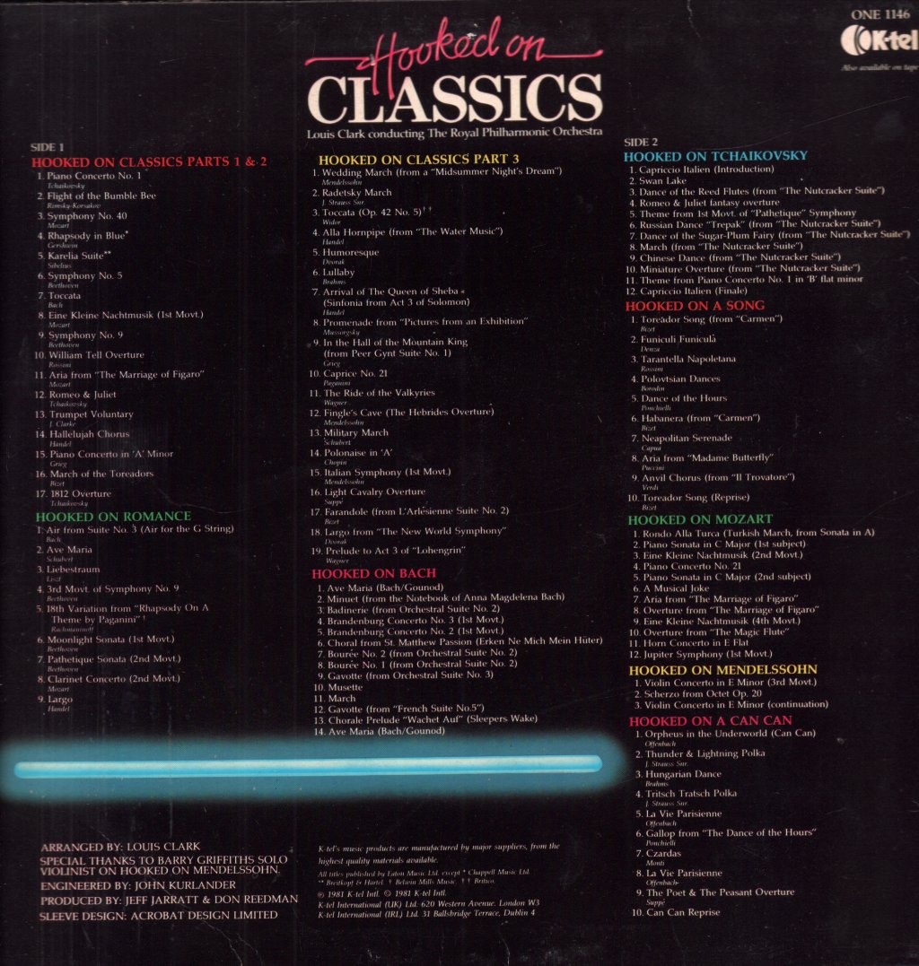 Royal Philharmonic Orchestra - Hooked On Classics - Lp