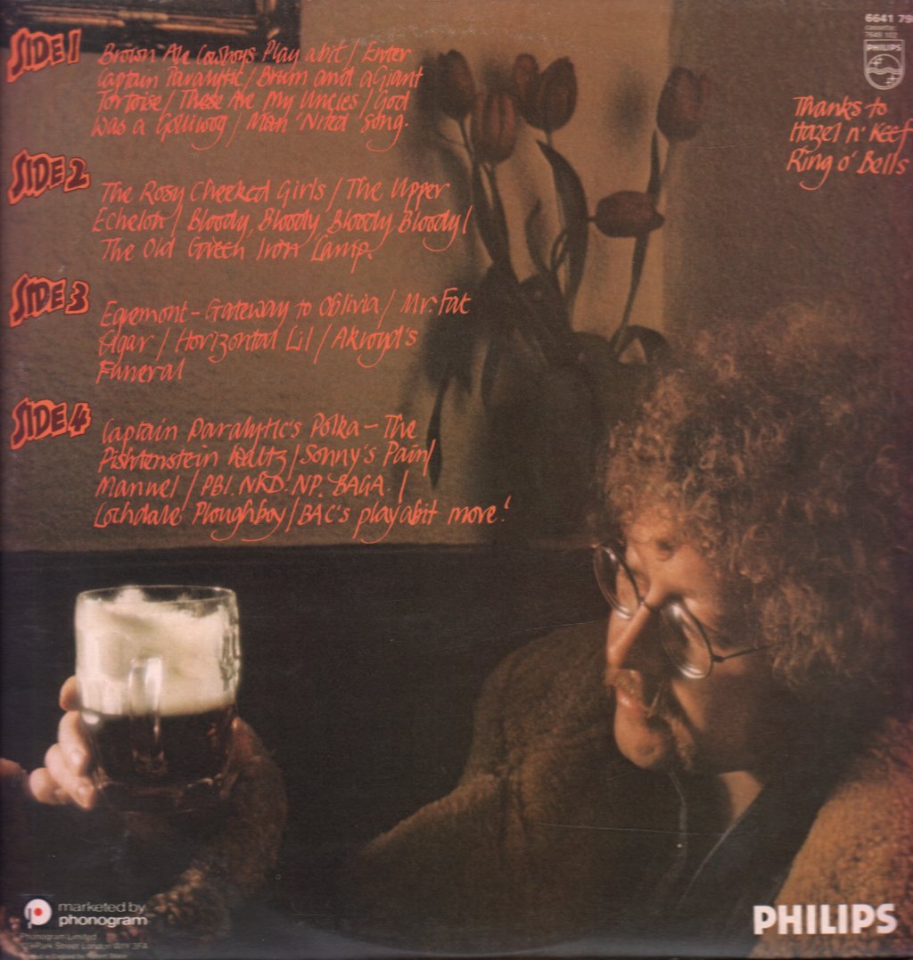 Mike Harding - Captain Paralytic And The Brown Ale Cowboys - Double Lp