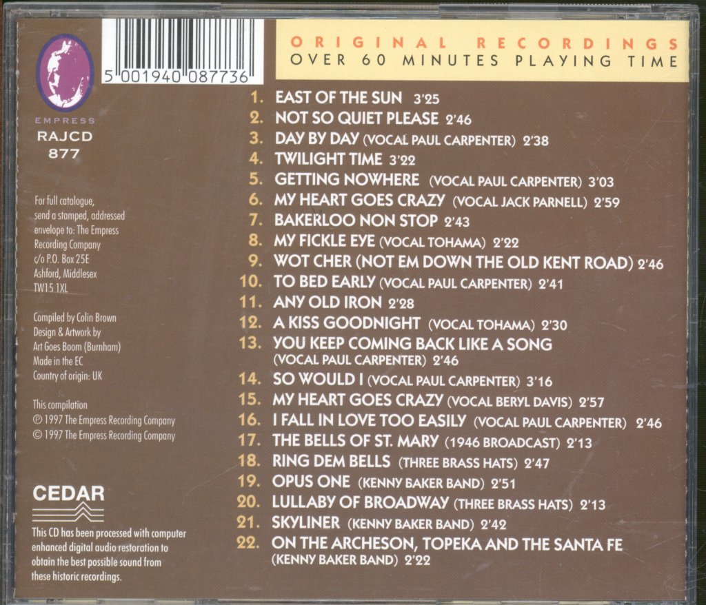 Ted Heath - Listen To My Music - Cd