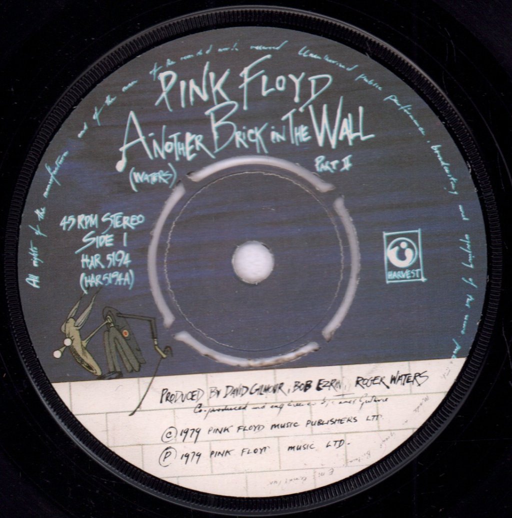 Pink Floyd - Another Brick In The Wall - 7 Inch