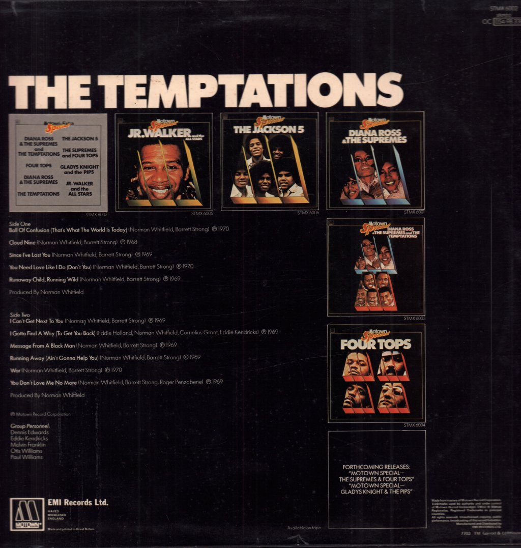 Temptations - Motown Special - Lp