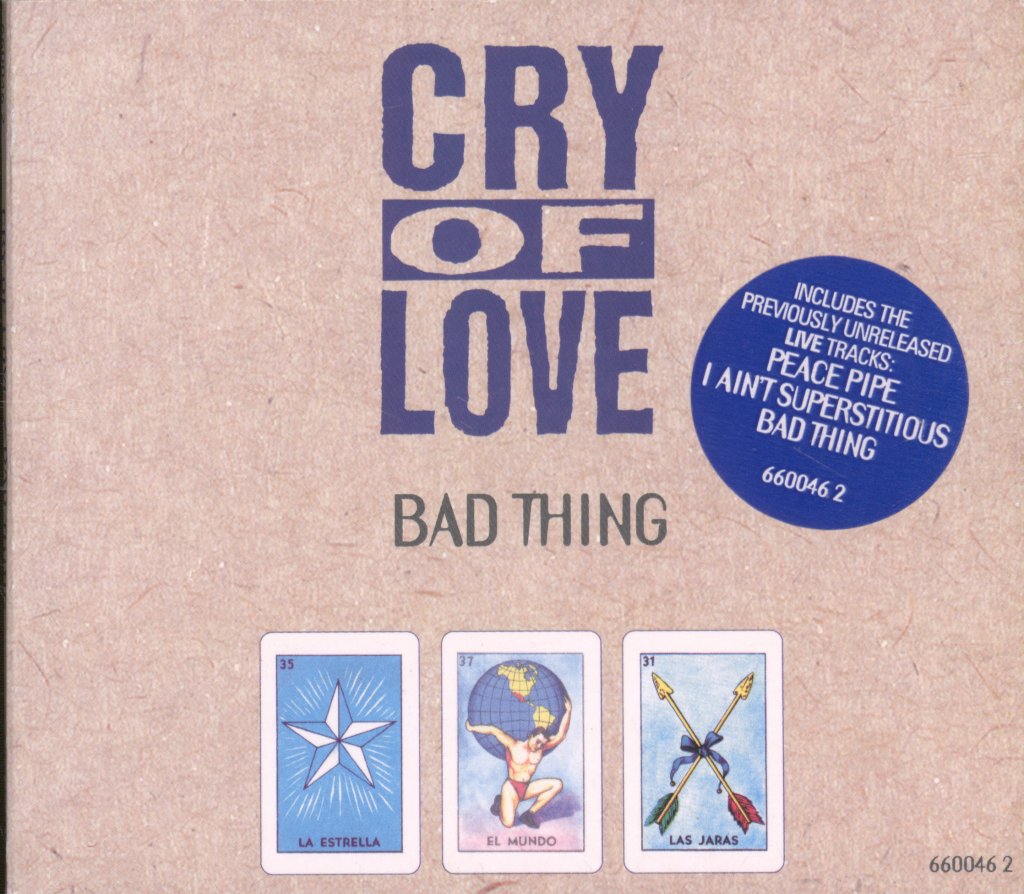Cry Of Love - Bad Thing - Cd