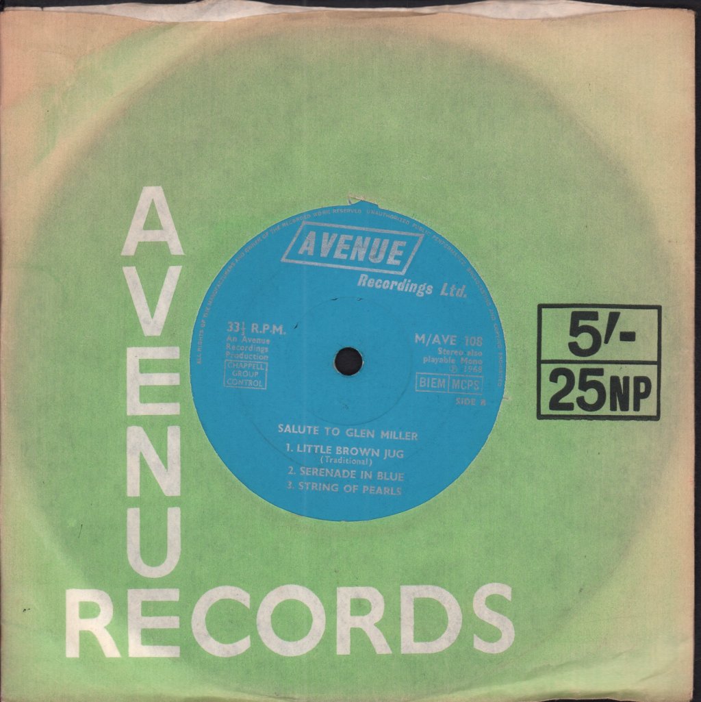Unknown Artist - Salute To Glen Miller - 7 Inch
