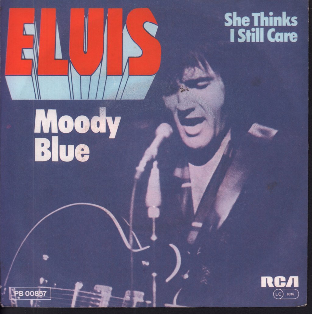 Elvis Presley - Moody Blue - 7 Inch