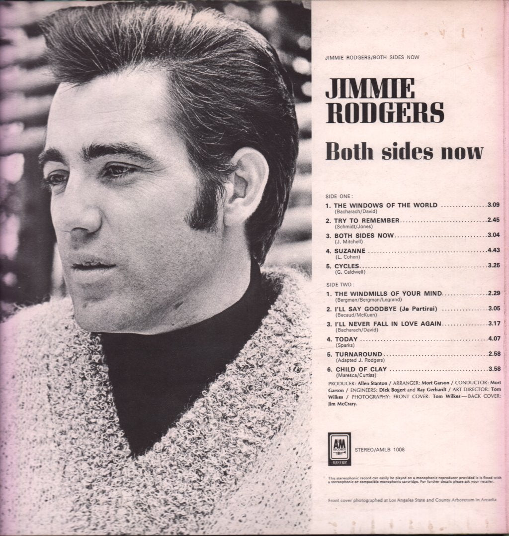 Jimmie Rodgers - Both Sides Now - Lp