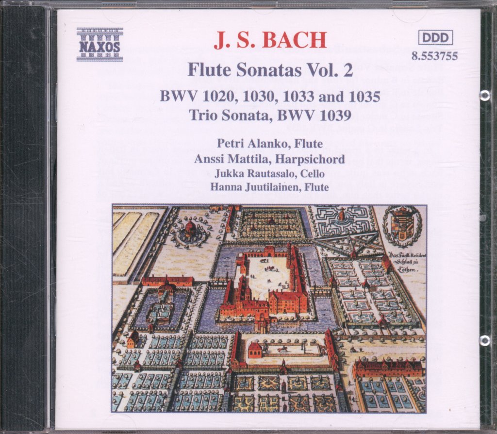 Petri Alanko, Anssi Mattila, Jukka Rautasalo, Hanna Juutilainen - Bach - Flute Sonatas Vol. 2 - Cd