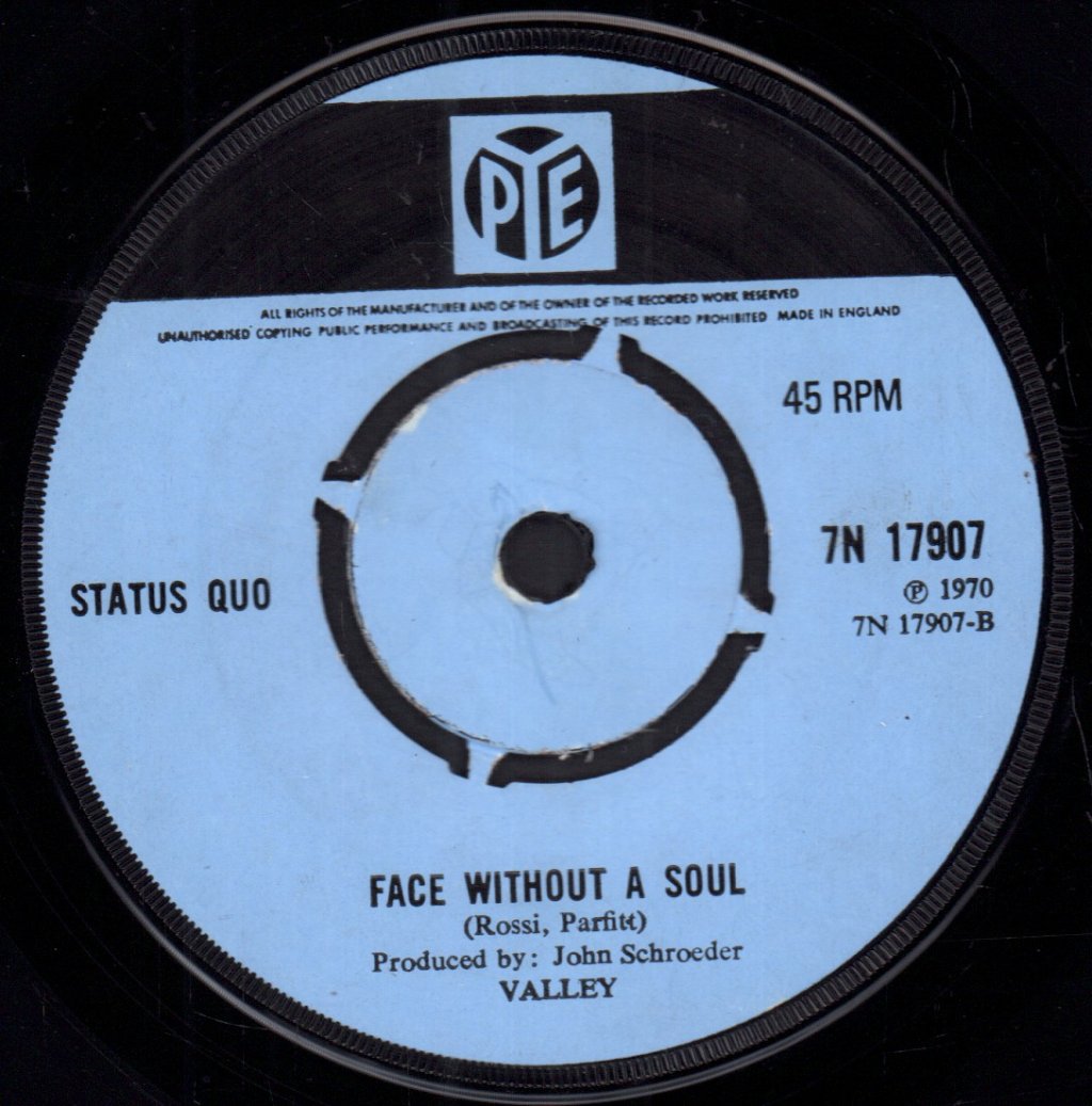 Status Quo - Down The Dustpipe - 7 Inch
