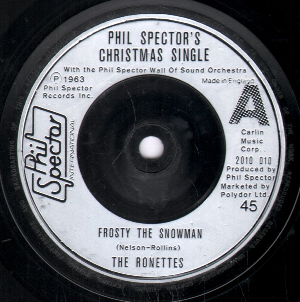 Ronettes - Frosty The Snowman - 7 Inch