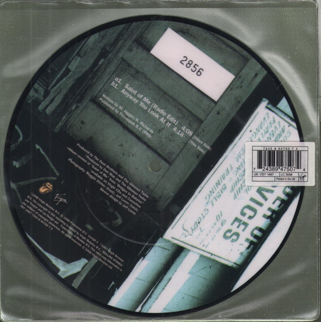 Rolling Stones - Saint Of Me - 7 Inch