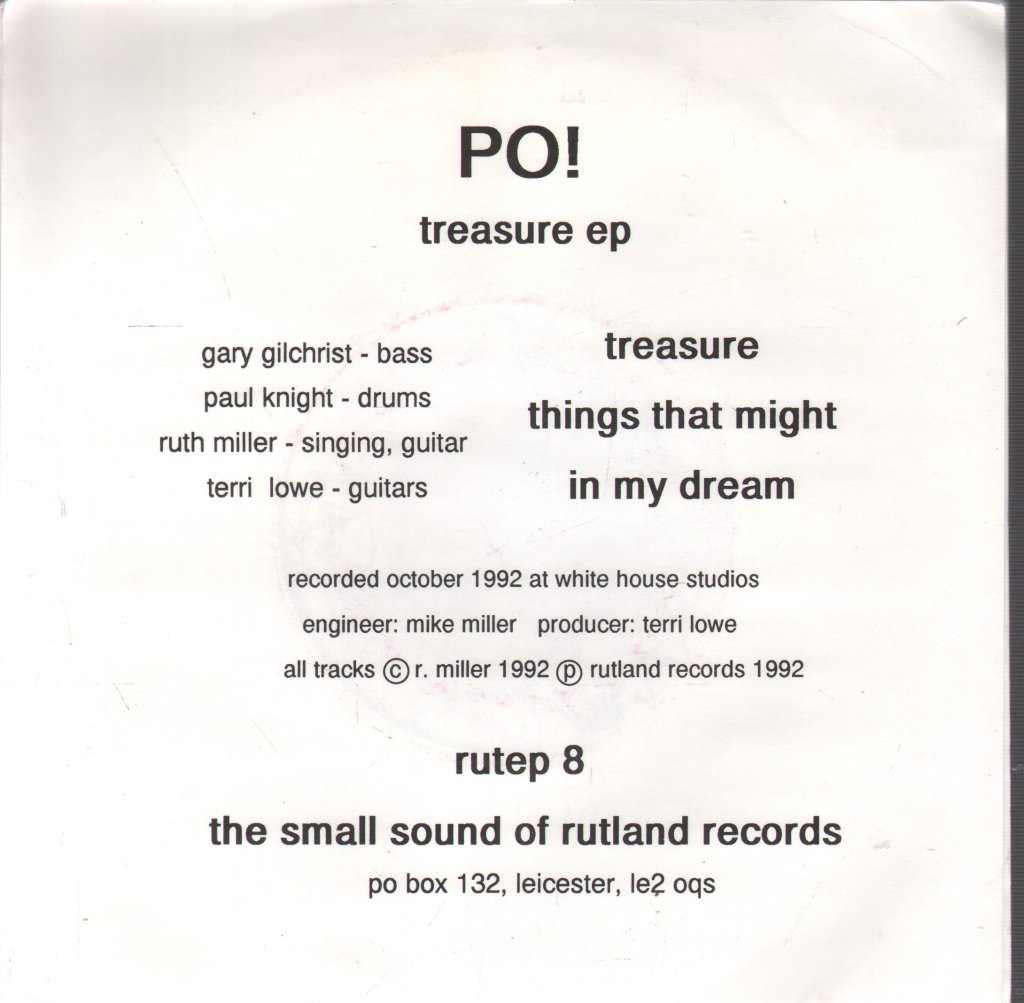 Po! - Treasure EP - 7 Inch