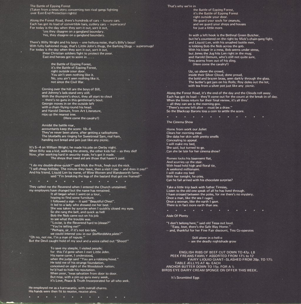 Genesis - Selling England By The Pound - Lp