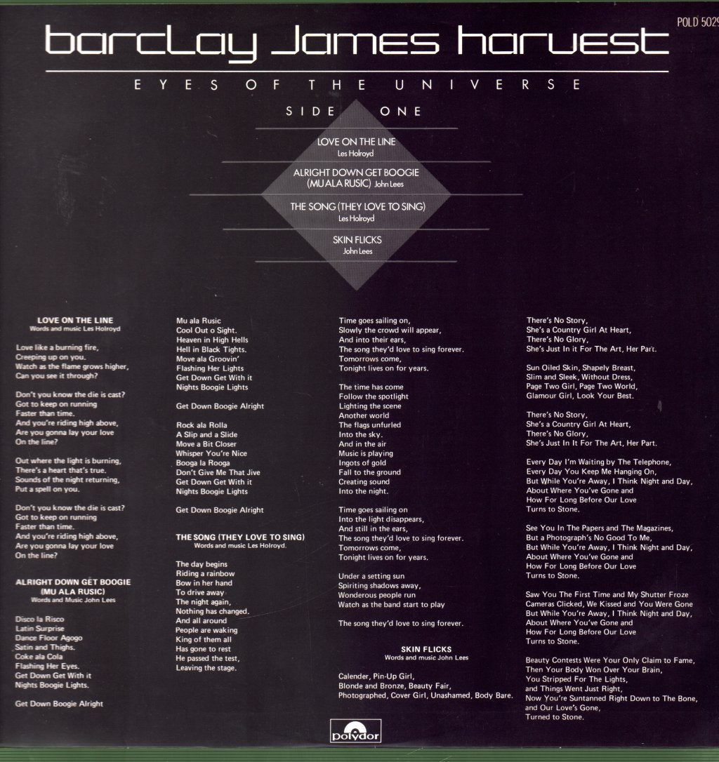 Barclay James Harvest - Eyes Of The Universe - Lp