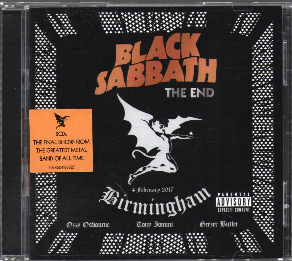 Black Sabbath - End (4 February 2017 - Birmingham) - Double Cd