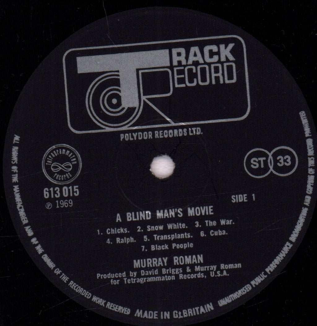 Murray Roman - A Blind Man's Movie - Lp