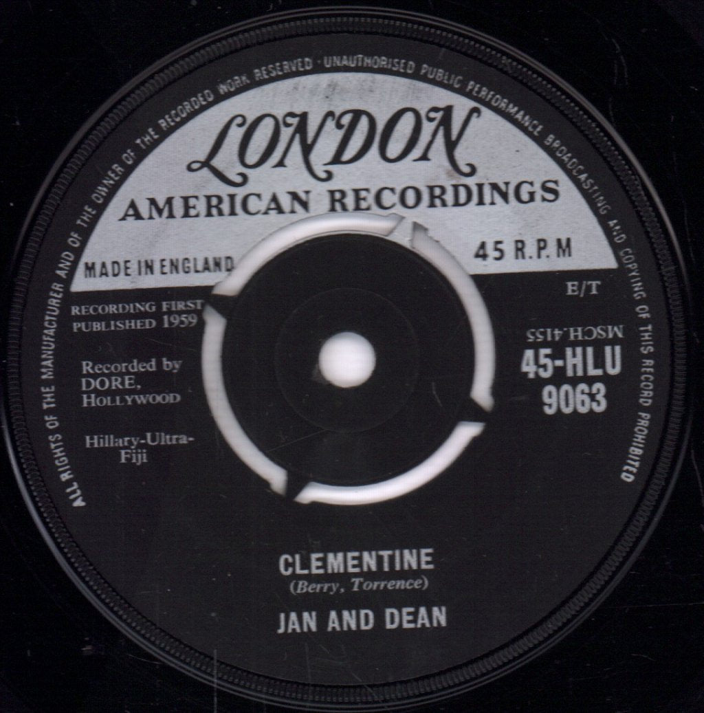 Jan And Dean - Clementine - 7 Inch