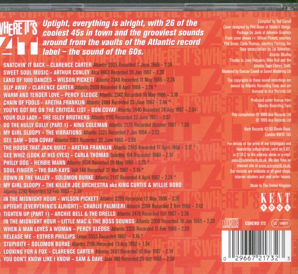Various Artists - Soul In The Midnight Hour - Cd